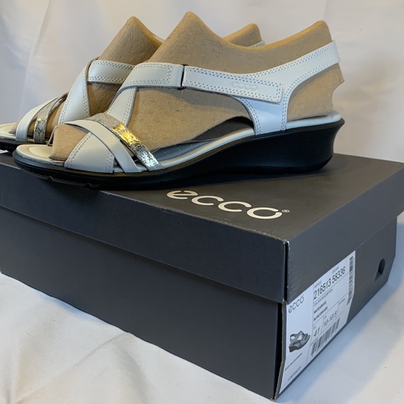 Ecco Felicia Sandal 41 EU in White, New in box, Size EU 41, US size 10-1… - Picture 2 of 8